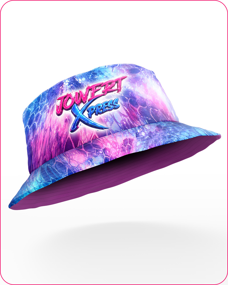 2026 J'ouvert Xpress Blue Bucket Hat